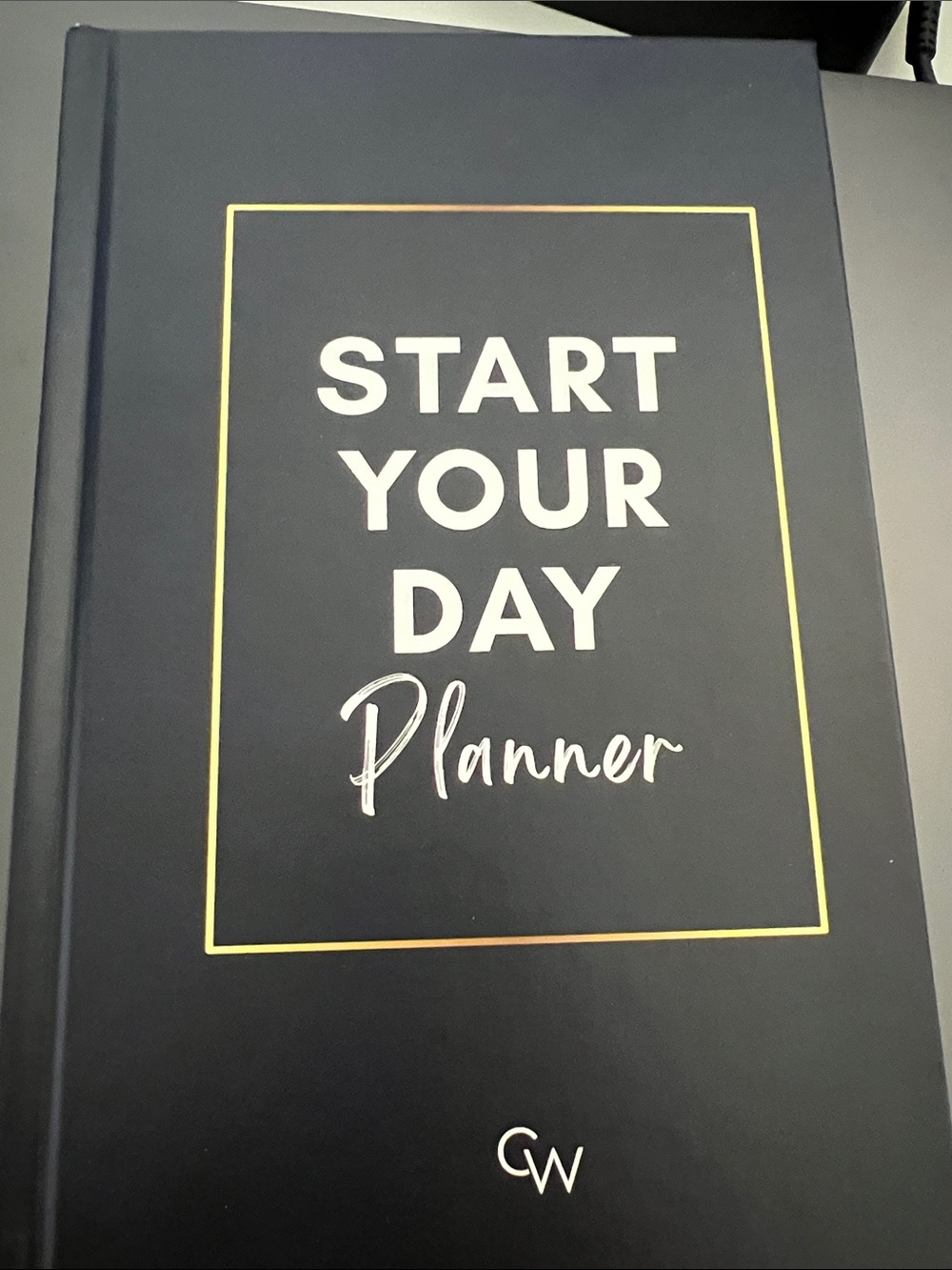 Christy Wright Start Your Day Planner - Navy